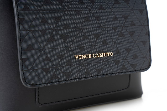 Vince Camuto Matera - Bolso bandolera Negro, 100% piel de polivinilo
